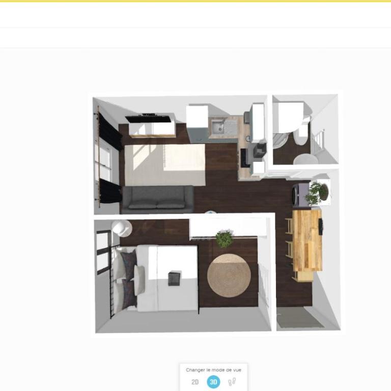 Le 11 - Joli F2 rénové, Mulhouse centre - stationnement gratuit - Appartamento con 1 Camera da Letto - 27
