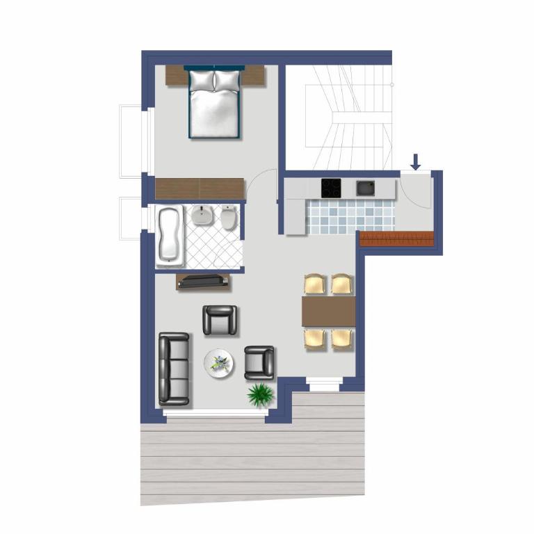 Chalet Luna by Zermatt Premium Apartments - Apartment mit 1 Schlafzimmer und Matterhornblick - 33