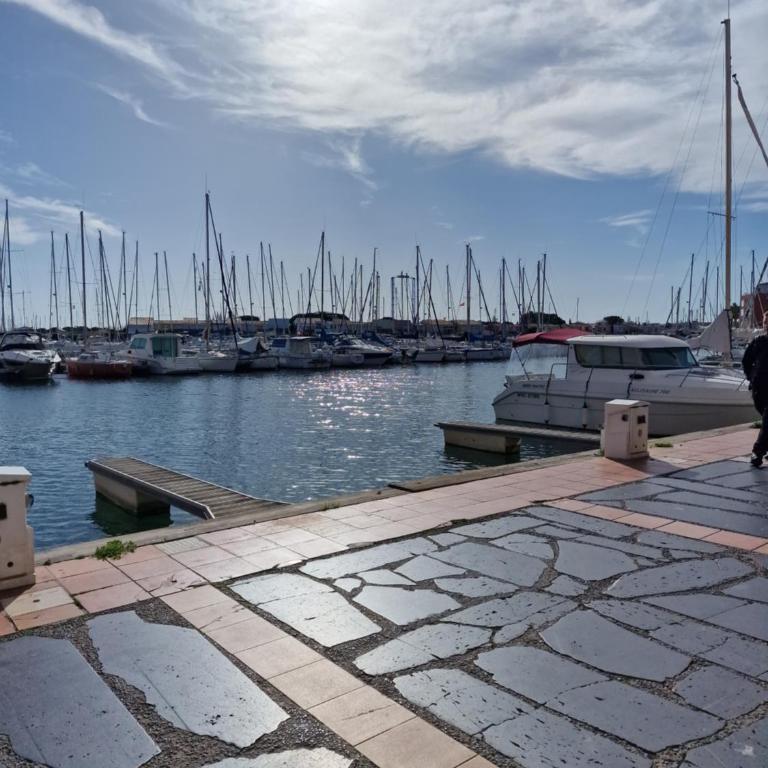 La Chrysalide - Classé 3 étoiles - 4 pers - Port du Cap d'agde - Plage - Clim - Wifi - Histoire de clés - Appartement 1 Chambre - 17