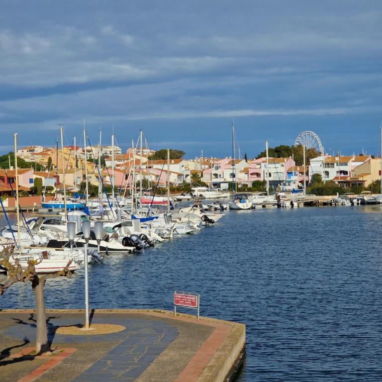 La Chrysalide - Classé 3 étoiles - 4 pers - Port du Cap d'agde - Plage - Clim - Wifi - Histoire de clés - Appartement 1 Chambre - 21