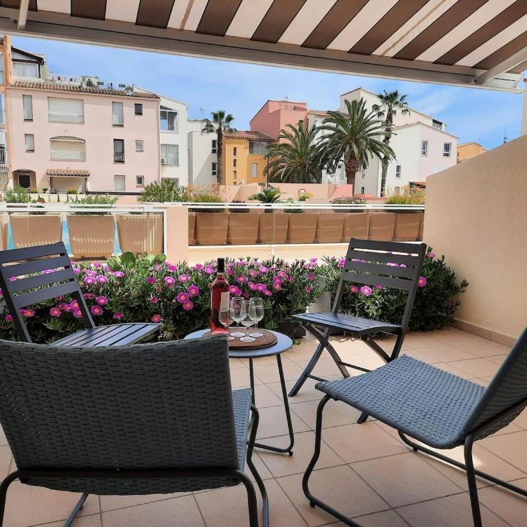 Au cœur du cap studio-terasse-piscine-mer - Apartamento de 2 dormitorios - 16