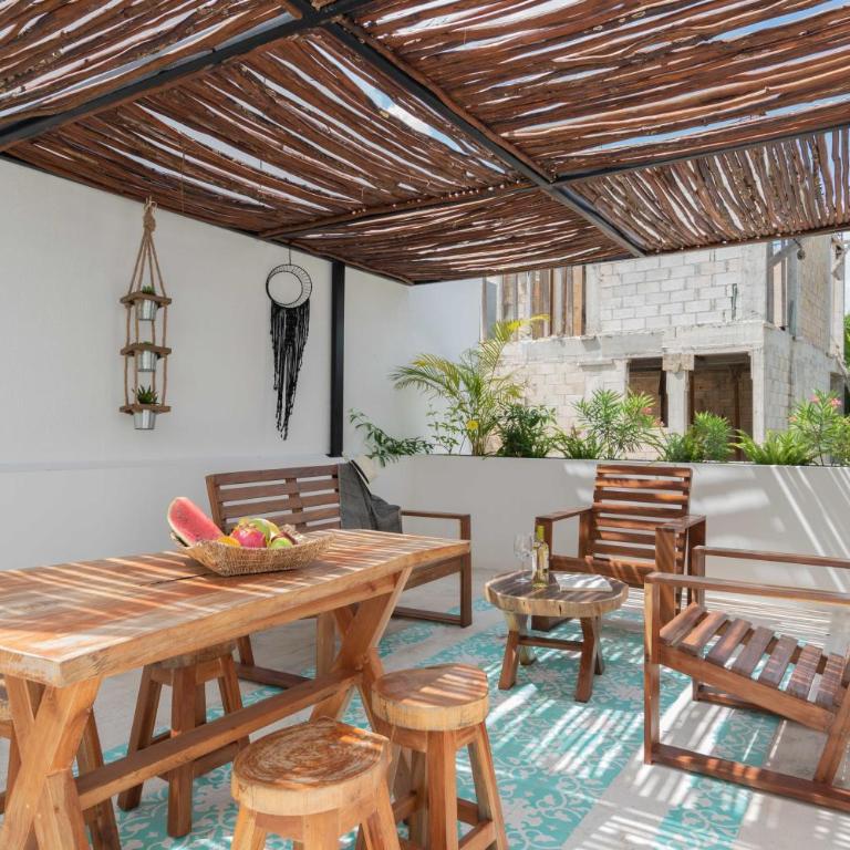 Casa Laura - Tulum - Private Townhome For 6 Guest - 3 Bedrooms - 5 Beds- Restaurant Walking Distance - Apartamento - 55