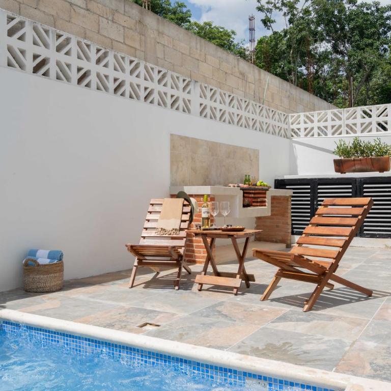 Casa Laura - Tulum - Private Townhome For 6 Guest - 3 Bedrooms - 5 Beds- Restaurant Walking Distance - Apartamento - 7