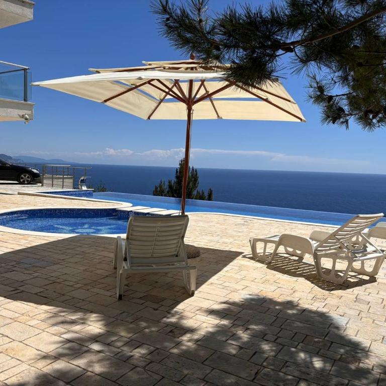 Romantic Hillside Escape Sea View and Infinity Pool - Apartman s 1 Spavaćom Sobom, Balkonom i Pogledom na More - 36