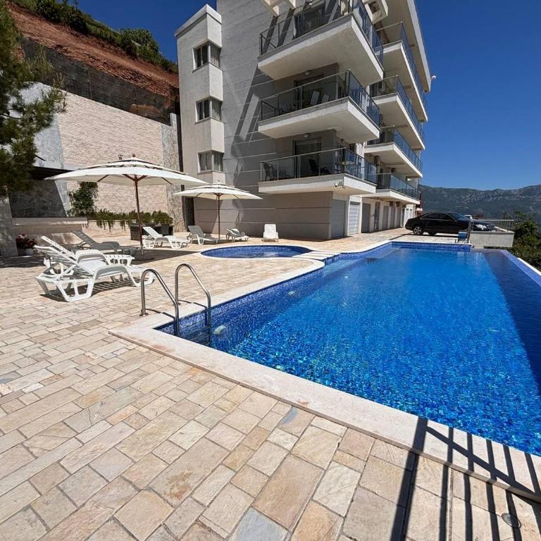 Romantic Hillside Escape Sea View and Infinity Pool - Apartman s 1 Spavaćom Sobom, Balkonom i Pogledom na More - 44