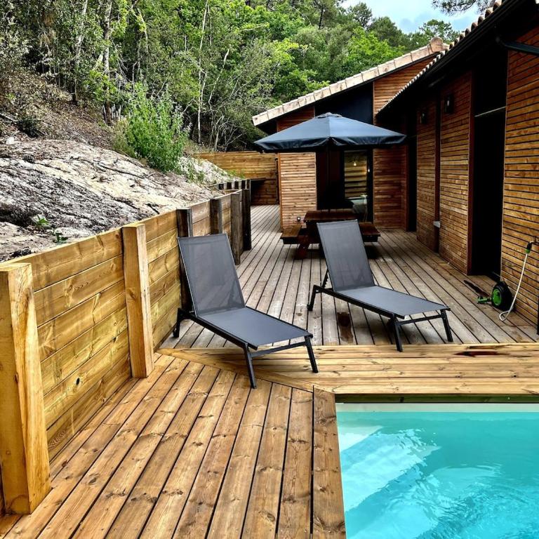 Villas climatisées avec piscine et SPA proche du lac - Villa avec Piscine Privée - 2