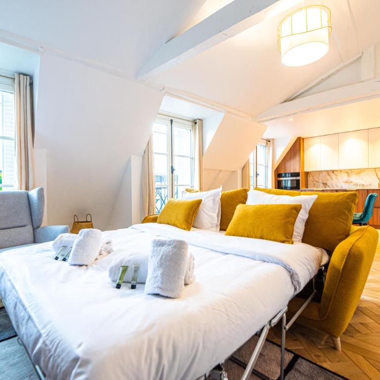 CIA - flat in Paris Louvre museum with balcony - Appartement 2 Chambres Deluxe avec Balcon - 6