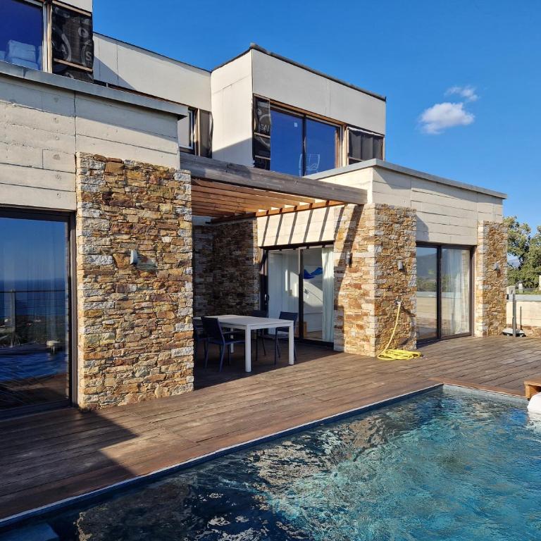 Gaou - Villa ONEIROS, paisible avec piscine & vue mer - Villa - Vue sur Mer - 6