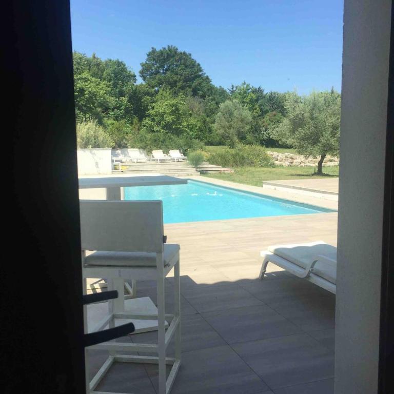 Les escapades Provençales - Apartment mit 1 Schlafzimmer und Poolblick - 8