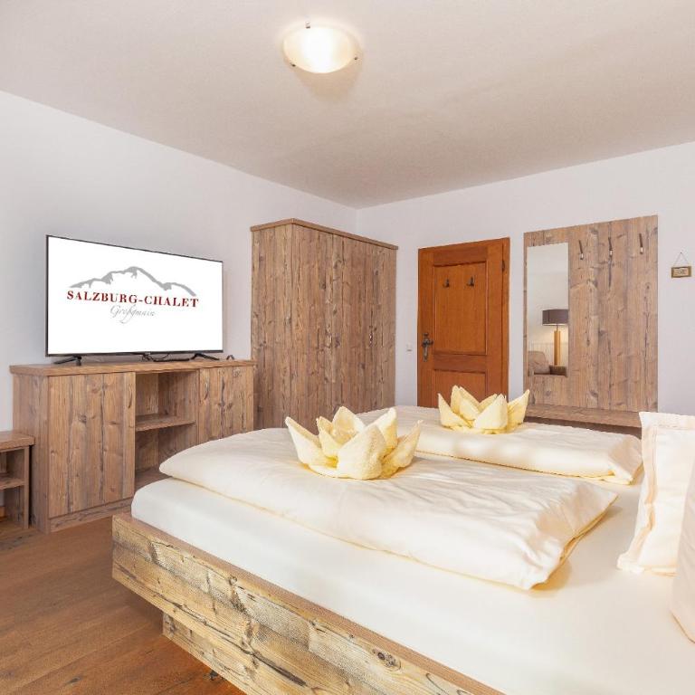 Luxus Ferienhaus Salzburg Chalet mit Pool, Sauna, Whirlpool, Kamin - Chalet mit 2 Schlafzimmern - 10