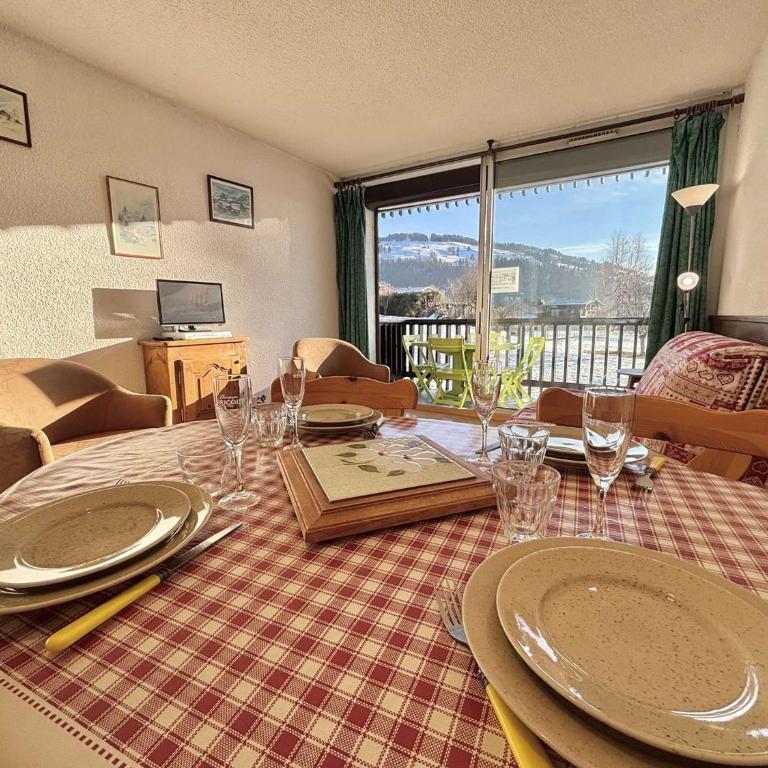 Studio idéal ski, balcon, parking - Notre-Dame-de-Bellecombe - Apartment mit 1 Schlafzimmer - 9