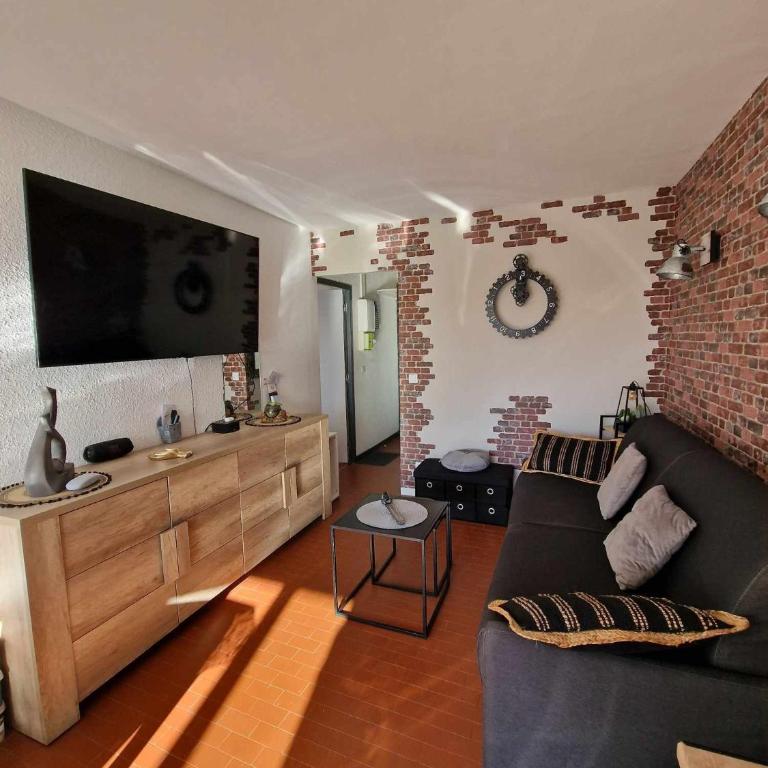 La Chrysalide - Classé 3 étoiles - 4 pers - Port du Cap d'agde - Plage - Clim - Wifi - Histoire de clés - Appartement 1 Chambre - 4