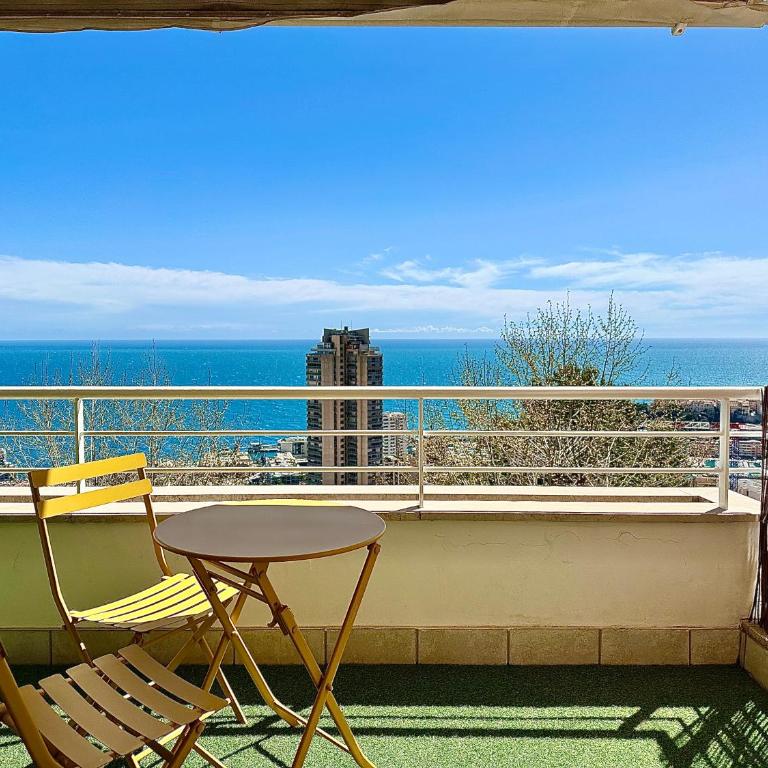 Monte Carlo Vista - Vue Mer - Terrasse - Studio - Vue sur Mer - 3