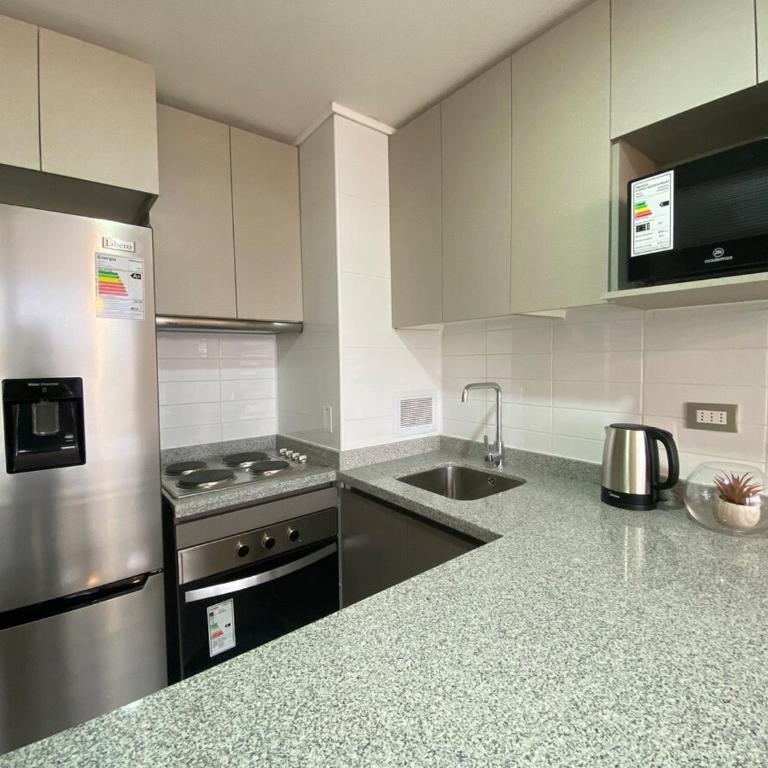 Departamento Central con WiFi TV Terraza y Parqueadero - Apartamento de 1 dormitorio - 22