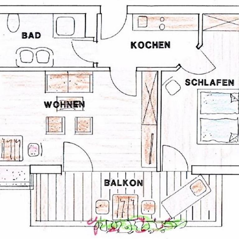 Haus Gneuss - Apartment mit 1 Schlafzimmer - 10