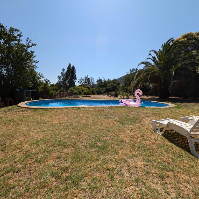 Linda casa en Olmue con amplia piscina y jardín - Three-Bedroom House - 5
