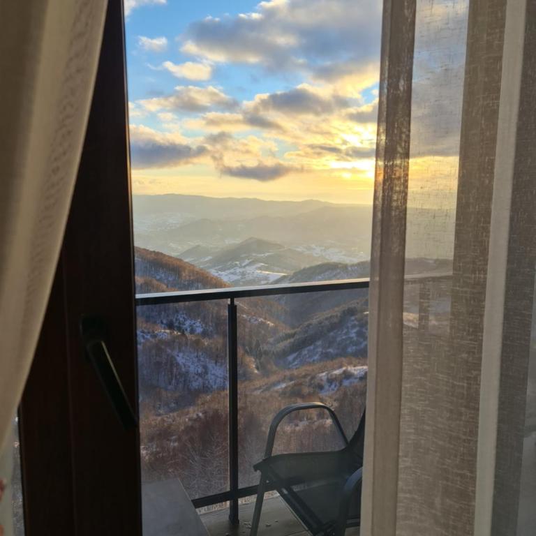 SkyKop Apartmani - Apartman sa 1 Spavaćom Sobom, Balkonom i Pogledom na Planinu - 6