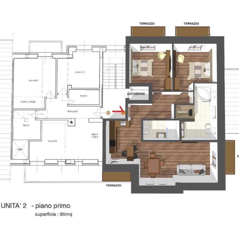 CHALET ARIA Stay Mountain Relax - Appartamento Deluxe con 2 Camere da Letto e Balcone - 23