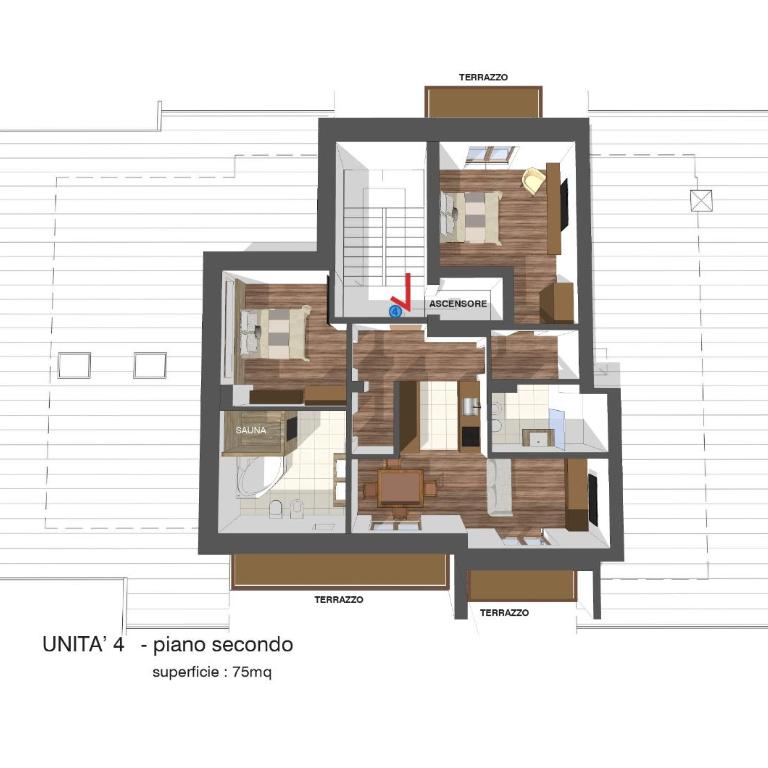 CHALET ARIA Stay Mountain Relax - Appartamento Deluxe con 2 Camere da Letto e Balcone - 17