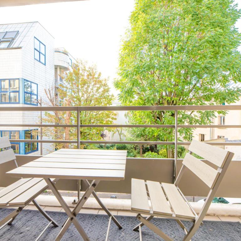CIA - Flat with Balcony in East Paris, Buttes Chaumont - Appartement 1 Chambre avec Balcon - 4