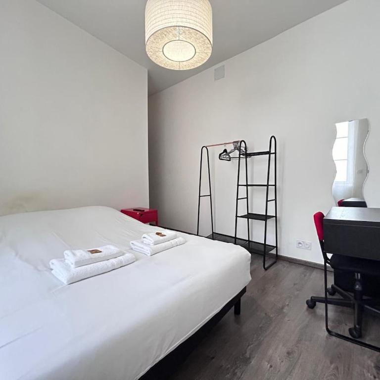 Super 5 chambres avec 4 SDB près du centre et gare - Apartamento de 5 dormitorios - 14