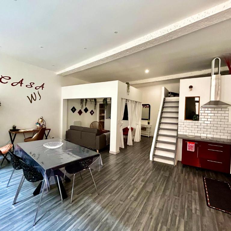 Loft Casa Wi hyper centre - Parking-clim - Studio - Split Level - 11