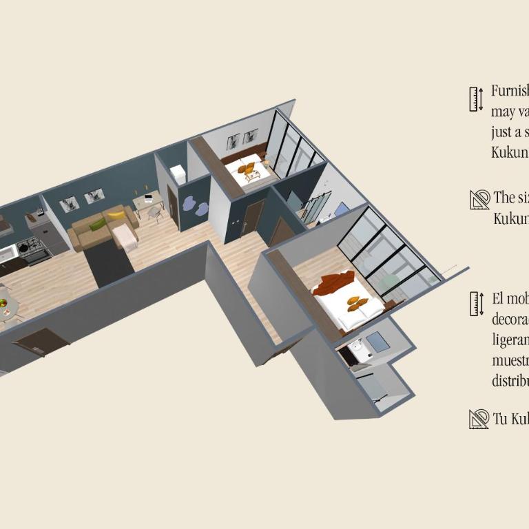 Kukun Socrates Polanco - Apartamento Deluxe de 2 dormitorios con balcón - 27