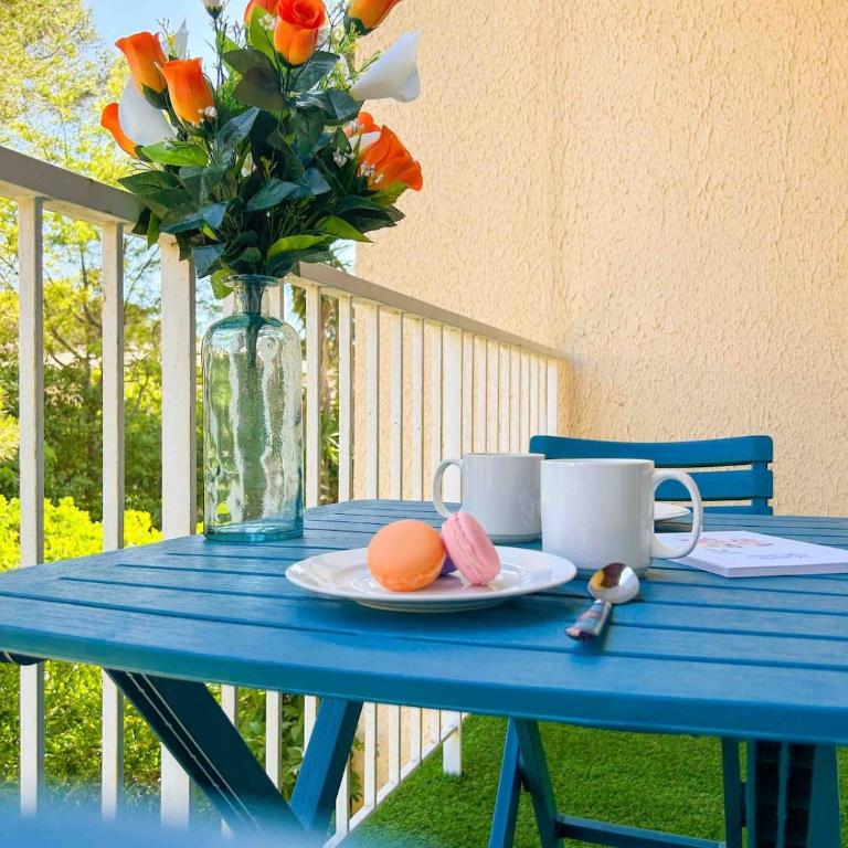 T2 climatisé avec accès plage et parking - wifi - Appartamento con 1 Camera da Letto - 16