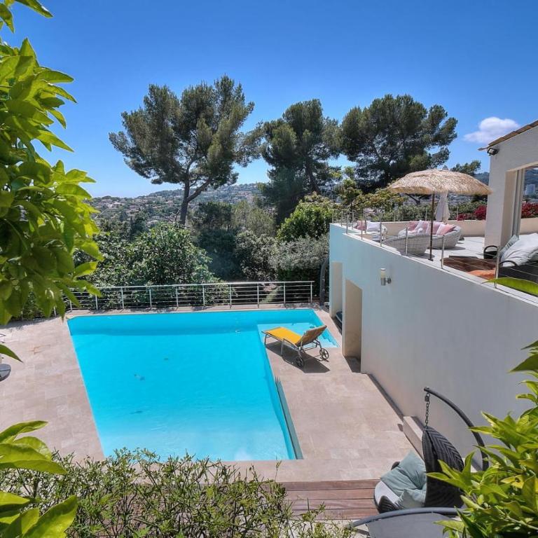 FRGK RETENAOU Dream Villa with Sea View Cap d'Antibes Pool - Villa with Private Pool - 79