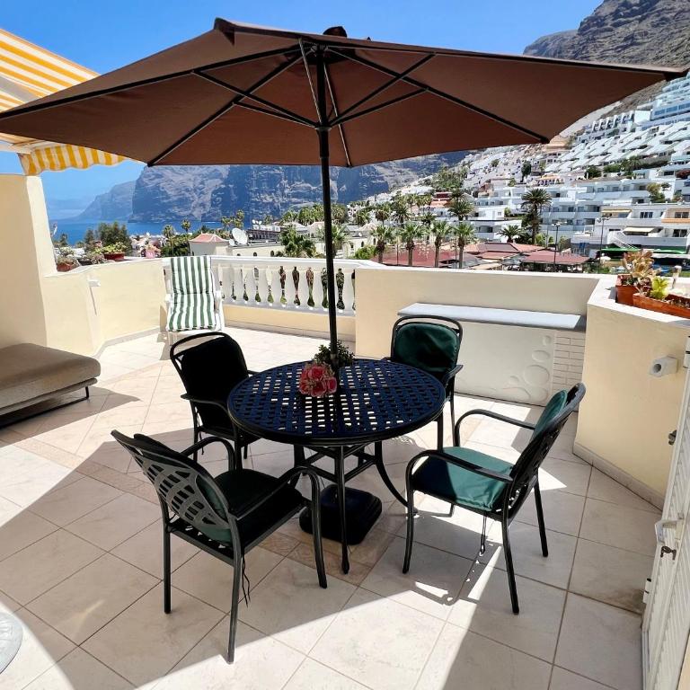 GREEN PARADISE - Los Gigantes, Tenerife - Apartamento de 1 dormitorio con balcón y vistas al mar - 23