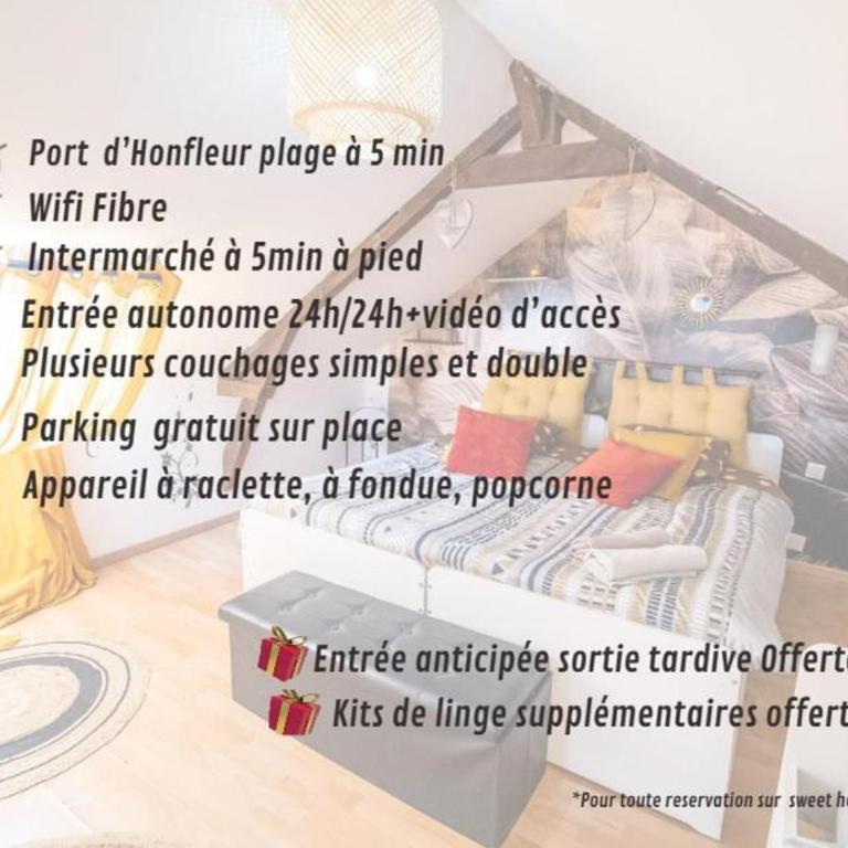 Le Cocon Honfleur Plage 10min - Appartement 2 Chambres - 14