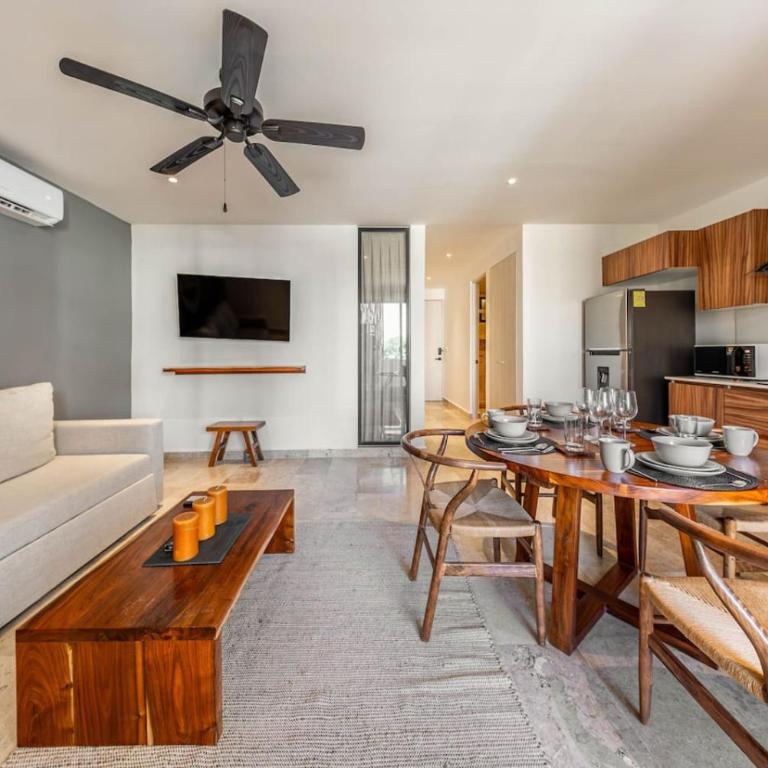 Lux 1 BD King Suite with Private Pool in Aldea Zama - Apartamento - 16