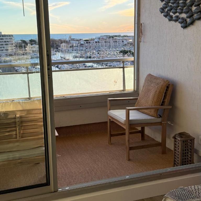 Appartement vue mer Carnon Plage dernier étage proche Parc Expo - Appartement 1 Chambre - 4