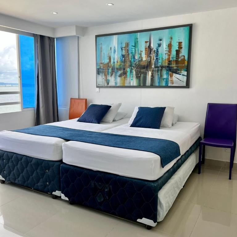 Apartamentos Por dias Laguito Ctg - Habitación Familiar con balcón - 27