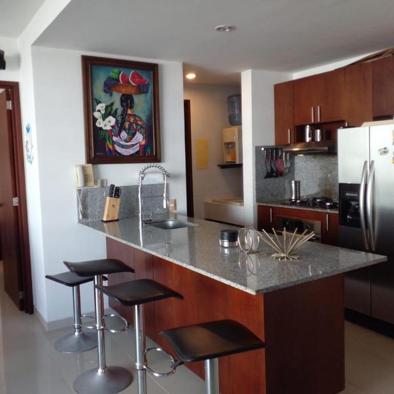 2MV-5G Apartamento de 2 Alc Vista al mar con A A Piscina y Wifi - Two-Bedroom Apartment - 9
