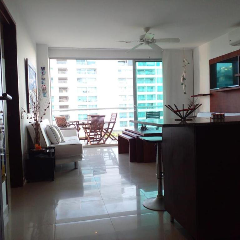2MV-5G Apartamento de 2 Alc Vista al mar con A A Piscina y Wifi - Two-Bedroom Apartment - 4