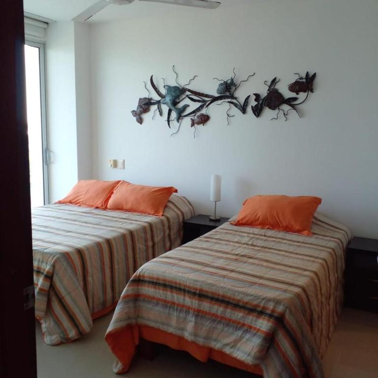 2MV-5G Apartamento de 2 Alc Vista al mar con A A Piscina y Wifi - Two-Bedroom Apartment - 15