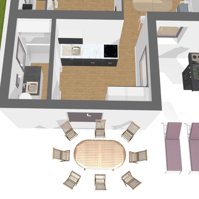 Villa avec jardin et parking à 400m de la plage - Villa mit 3 Schlafzimmern - 17