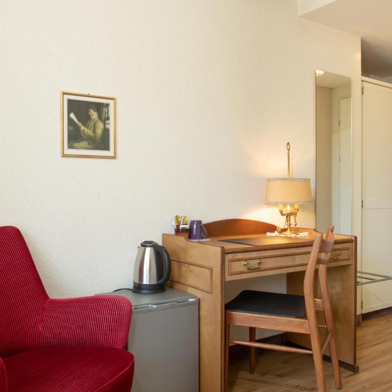 Seiler au Lac - Einzelzimmer mit Bergblick und einem Balkon - 2
