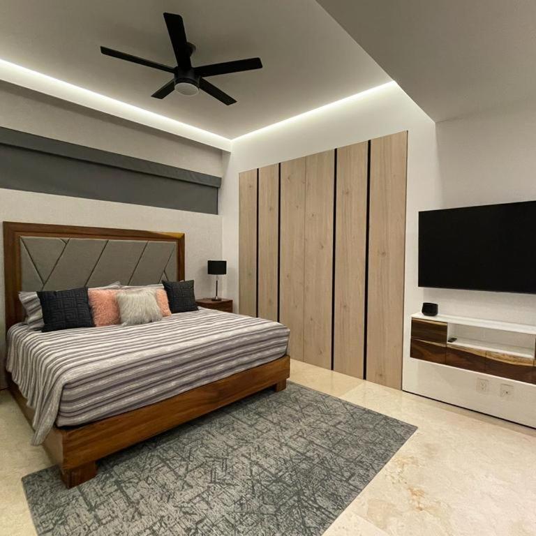 Luxurious Condo Colozza SohoPV 1Bed 2Bath - Apartamento de 1 Dormitorio con balcón y vistas a la ciudad - 12