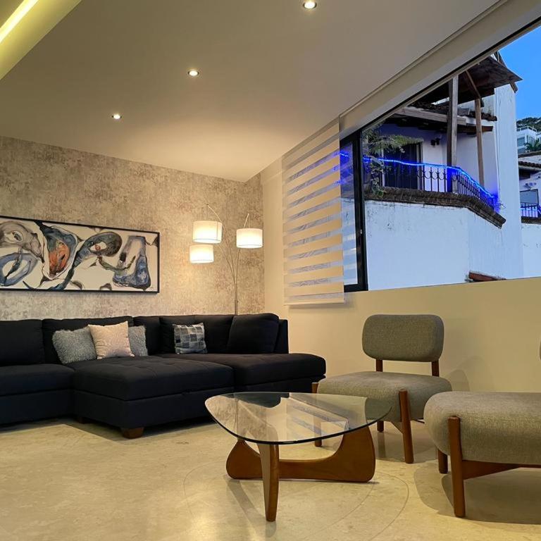 Luxurious Condo Colozza SohoPV 1Bed 2Bath - Apartamento de 1 Dormitorio con balcón y vistas a la ciudad - 20
