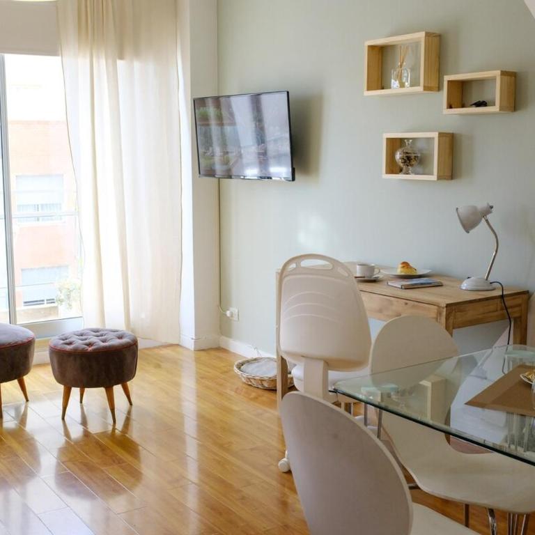 Studio en Palermo Hollywood con balcón y vista a plaza Mafalda - Apartamento de 1 dormitorio - 33