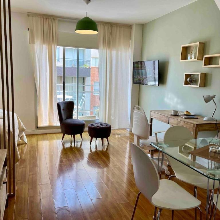 Studio en Palermo Hollywood con balcón y vista a plaza Mafalda - Apartamento de 1 dormitorio - 34