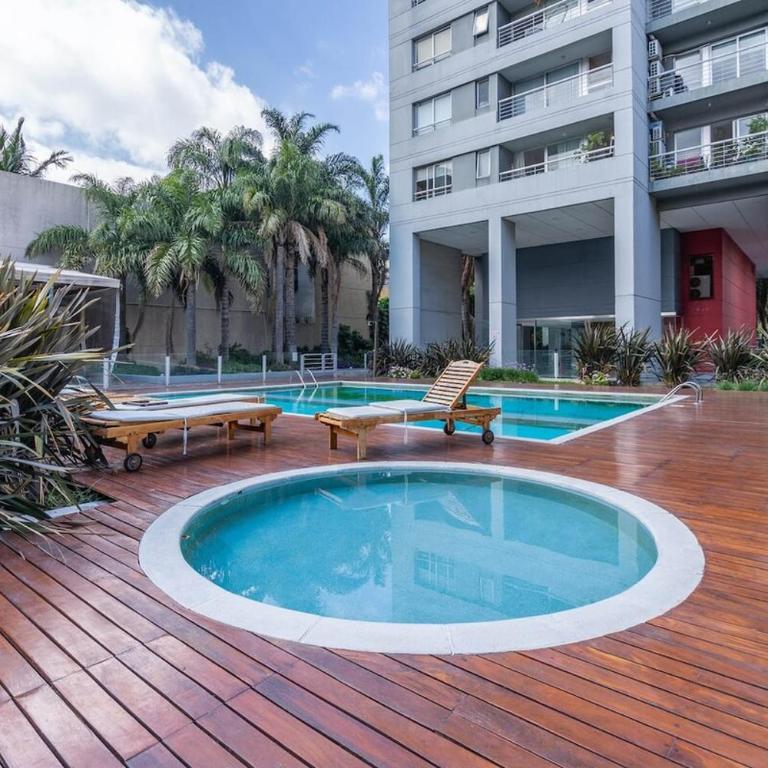 Nuevo y lujoso departamento en Palermo - Edificio 5 ⭑ Pileta, Gym, parrilla, plaza de niños, cancha de fútbol & Garage - Two-Bedroom Apartment - 31