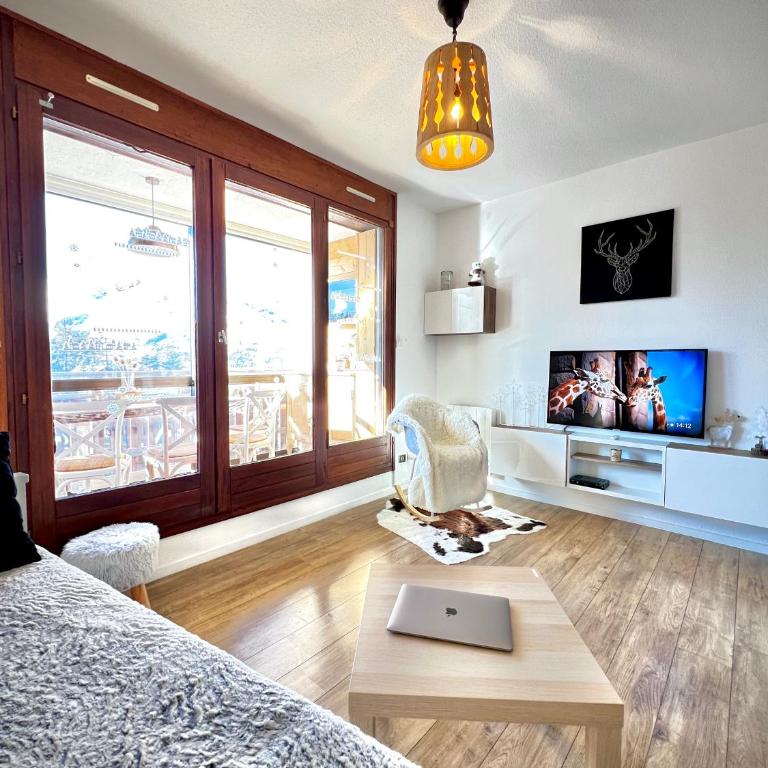 La joue du loup, aux pieds des pistes et vue sur montagnes - Apartamento de 1 dormitorio - 10