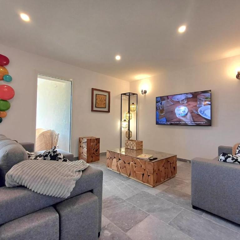 T3, 8 couchages, grande terrasse, vue mer, parking privé - Appartamento con 2 Camere da Letto - 1