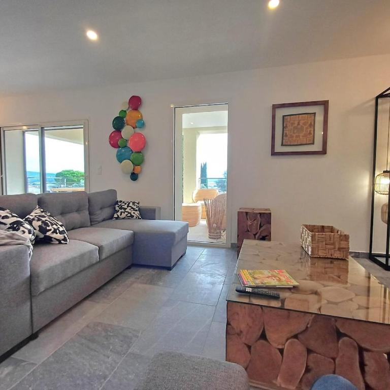 T3, 8 couchages, grande terrasse, vue mer, parking privé - Appartamento con 2 Camere da Letto - 9