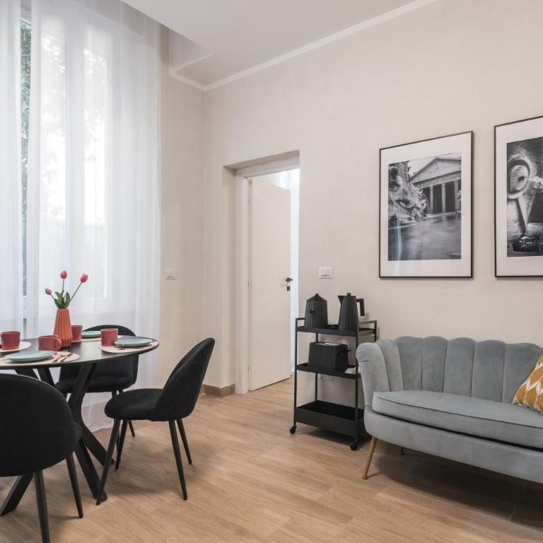 C2 Top Class Apartment, 2 camere da letto con giardino in zona Via Veneto distante 15 minuti a piedi da Fontana di Trevi - Appartamento con 2 Camere da Letto - 4