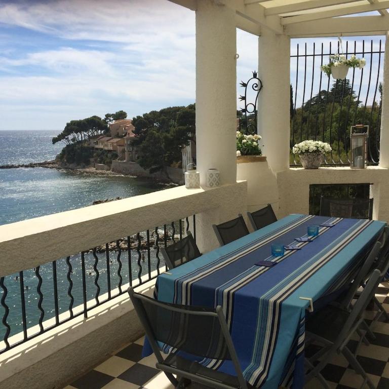 Villa Les Algues, les pieds dans l'eau sur la plage de Rènecros - Villa - Vue sur Mer - 10
