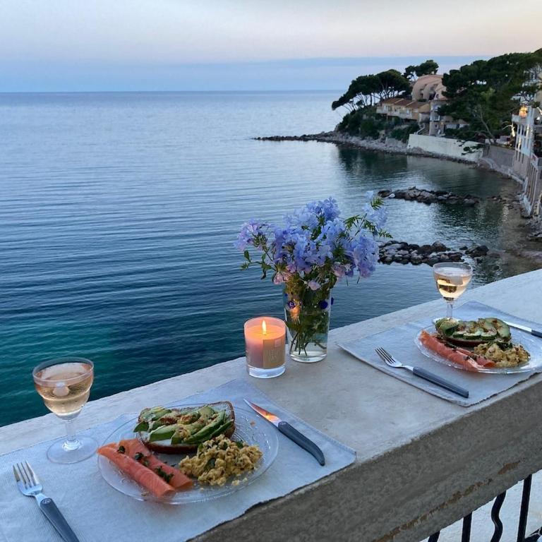 Villa Les Algues, les pieds dans l'eau sur la plage de Rènecros - Villa - Vue sur Mer - 2